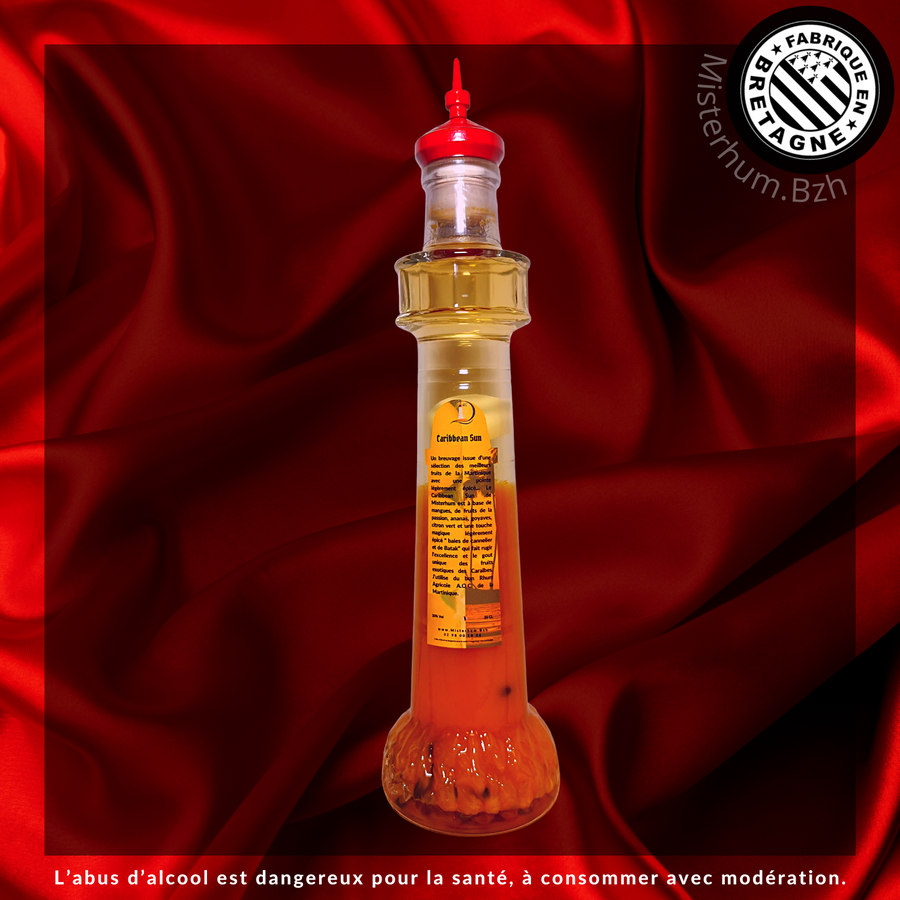 Caribbean Sun 20% vol Bouteille phare Ouest 20 cl