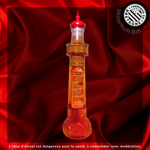Rhum arrangé Caramel BZH 40% vol Bouteille phare Ouest 20 cl