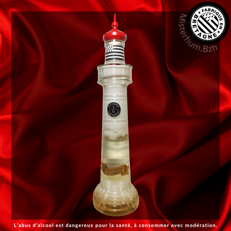 Rhum coco vanille Bourbon 20% vol Bouteille phare Ouest 20 cl